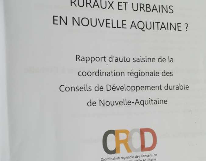 Rural-Urbain: les Codev de Nouvelle-Aquitaine publient leur rapport