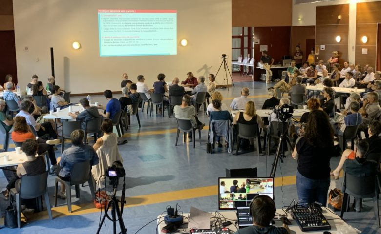 LES MEMBRES DU CDPB RÉUNI·ES A MOUGUERRE